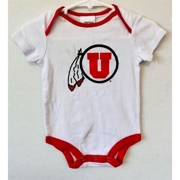 Russell Utah Utes Bodysuits   Sz 6-9m   EUC - Picture 2 of 11